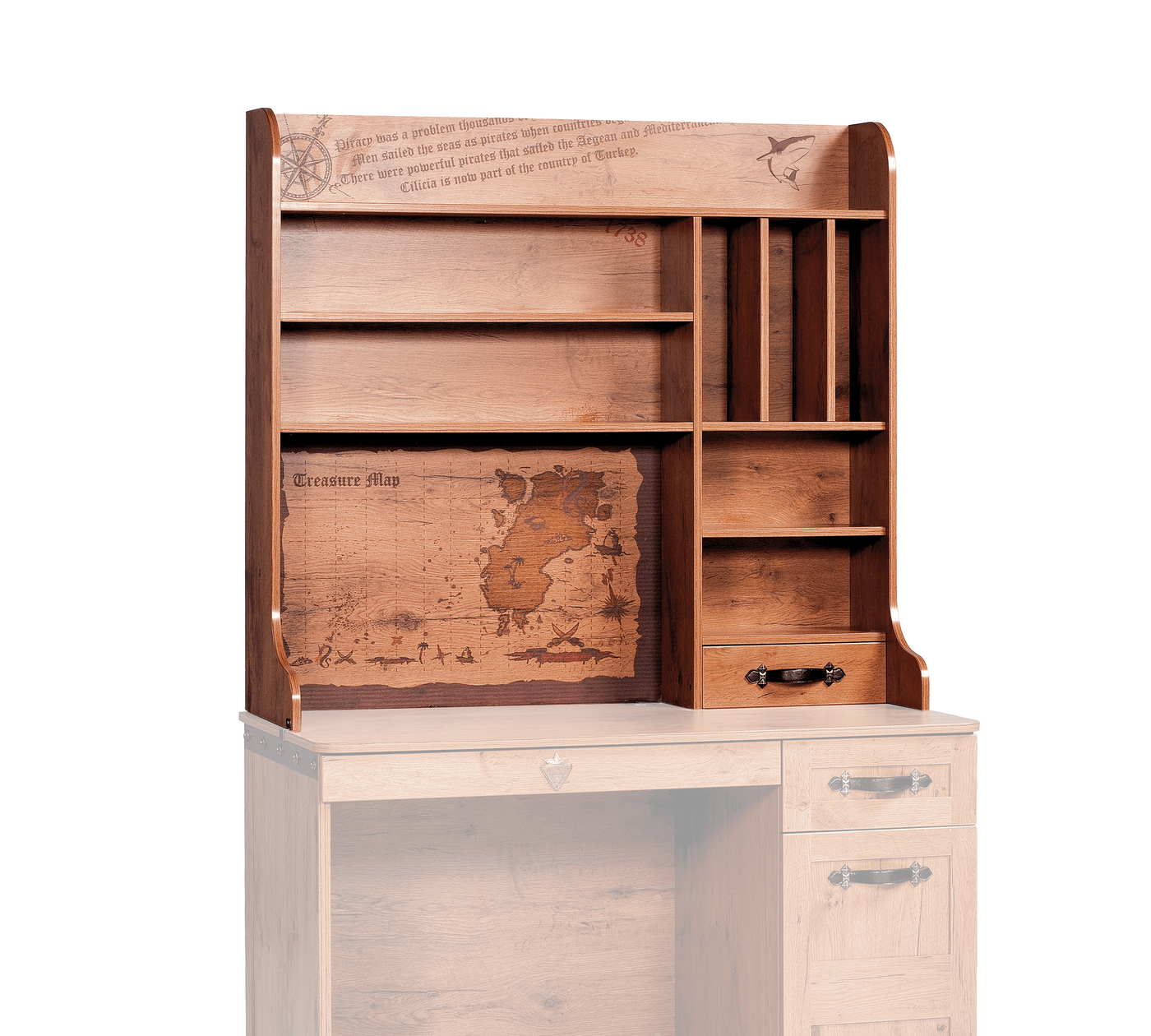 Pirate Tavolinë pune me pjesë të sipërme