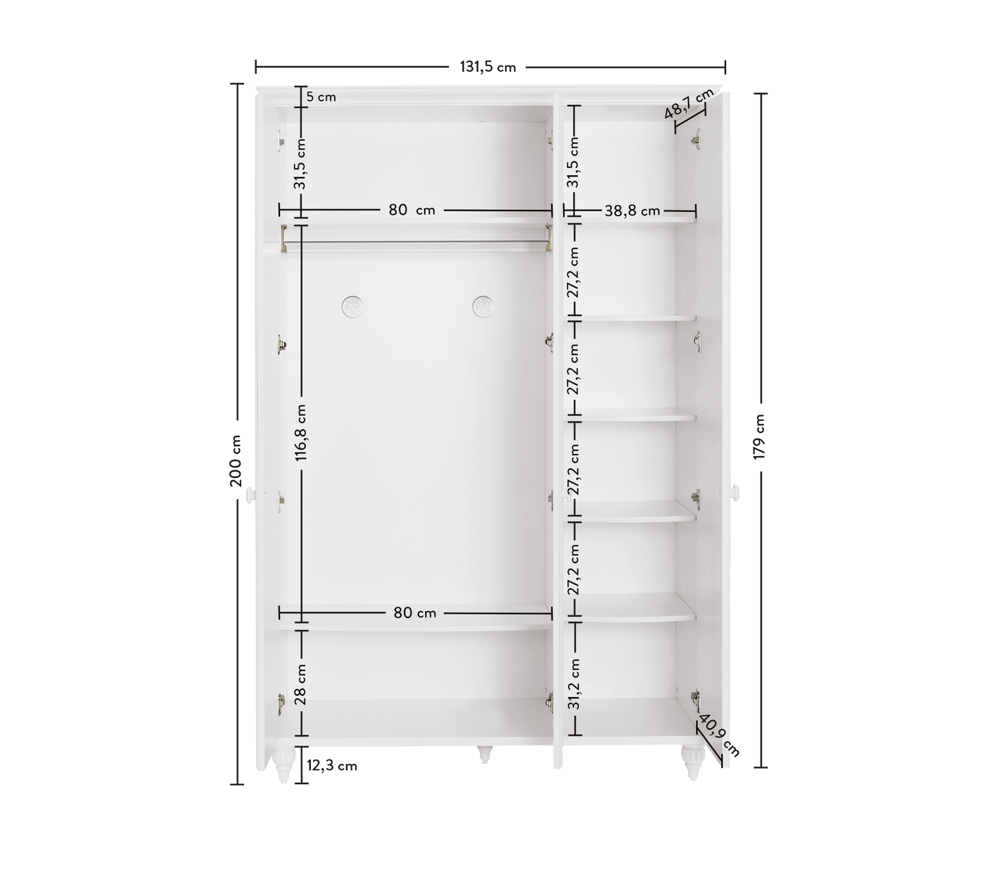 Romantica Dollap 3 dyer