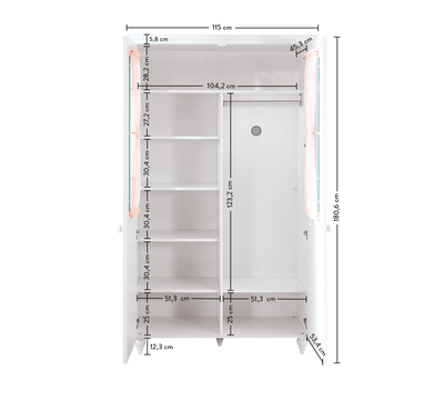 Romantica Dollap 2 Dyer me dritare (Pencere)