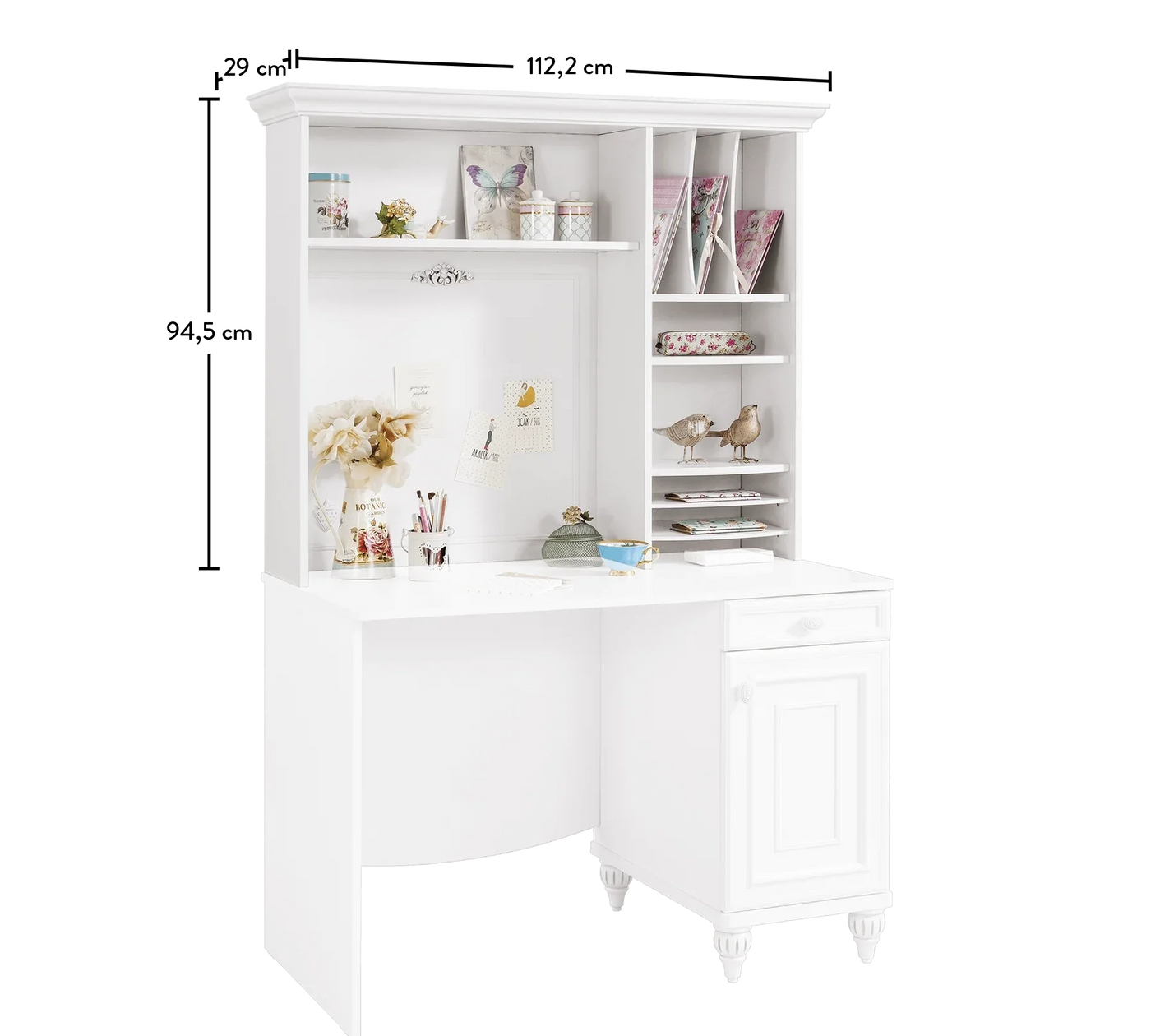 Romantica Tavolinë pune pjesa Sipërme