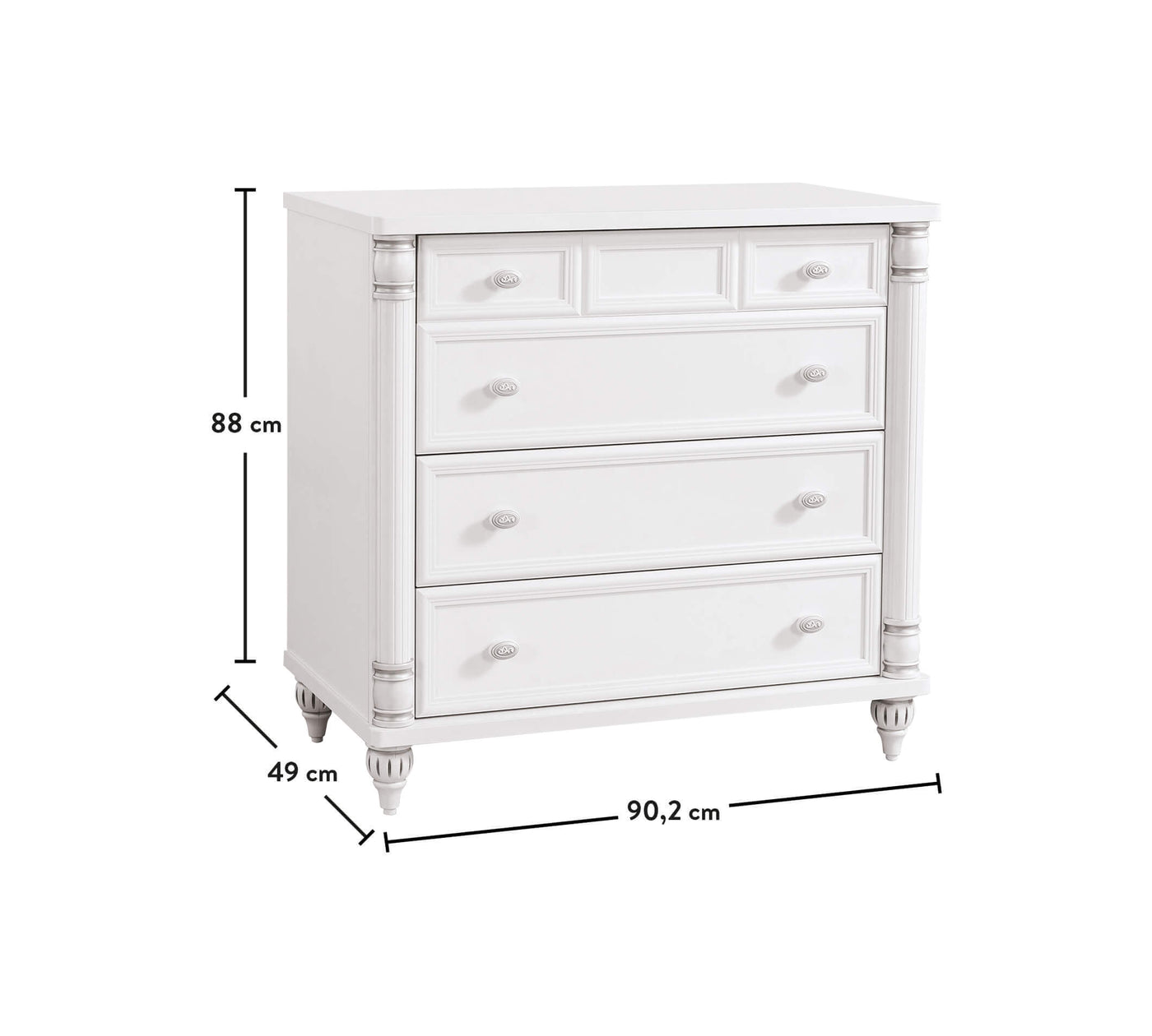 Romantic Komodë me Fijoka