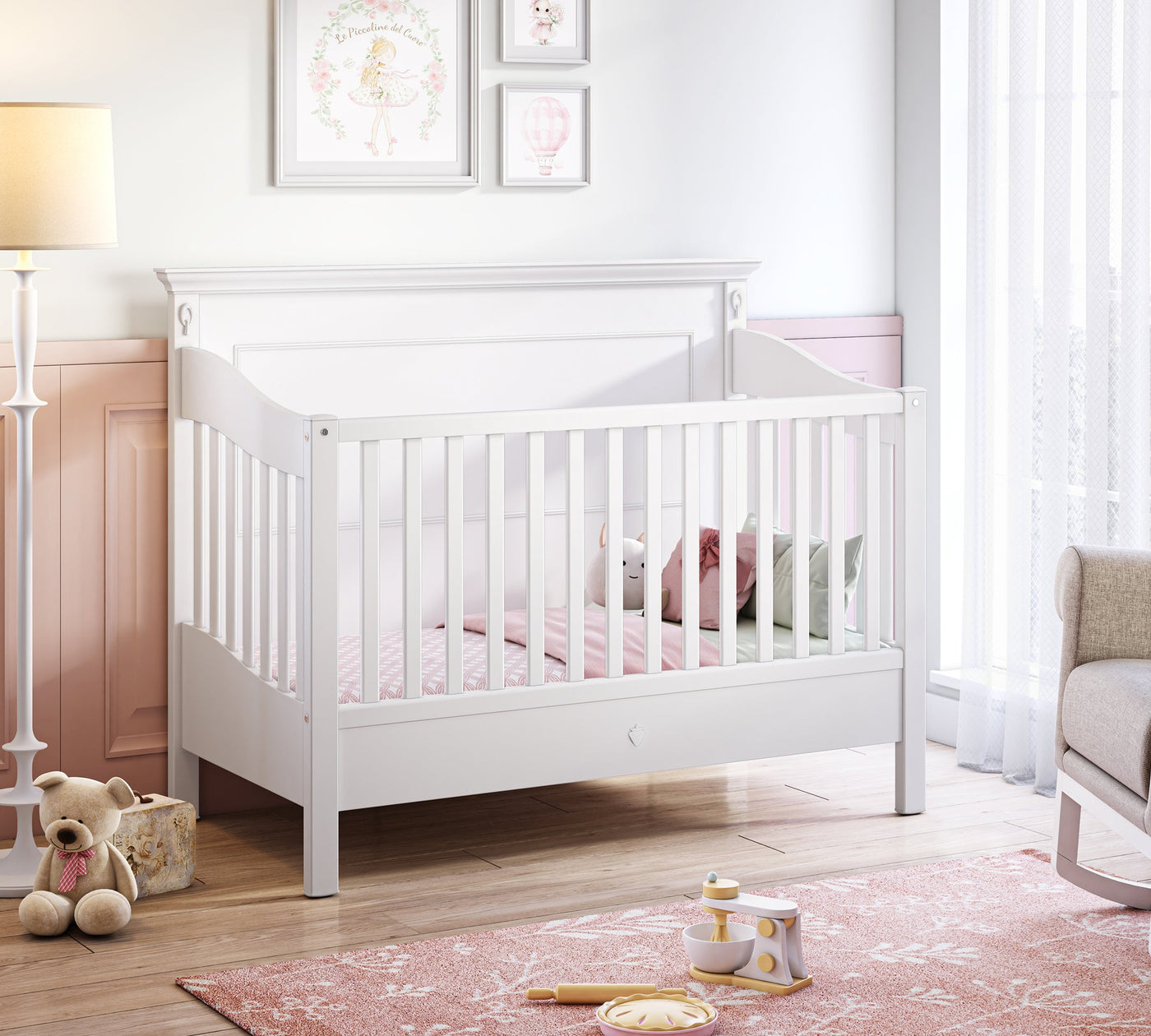 Baby Romantic Daybed Shtrati i bebit (70x140 cm)