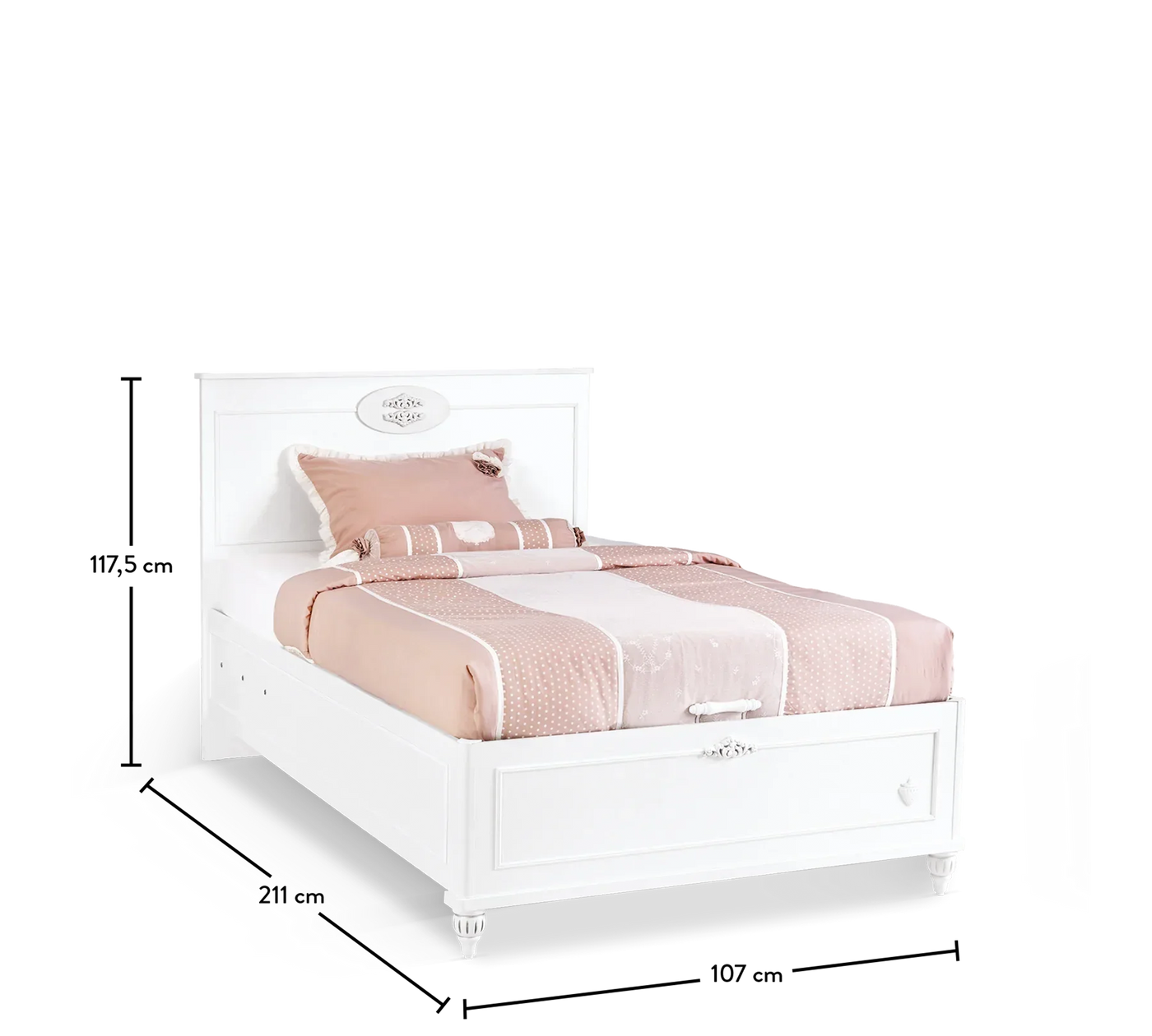 Romantica Shtrat me bazë (mekanizëm hapjeje)