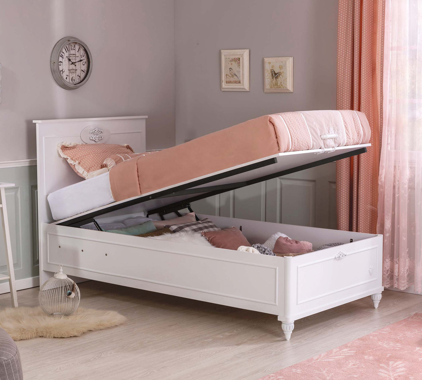 Romantica Shtrat me bazë (mekanizëm hapjeje)