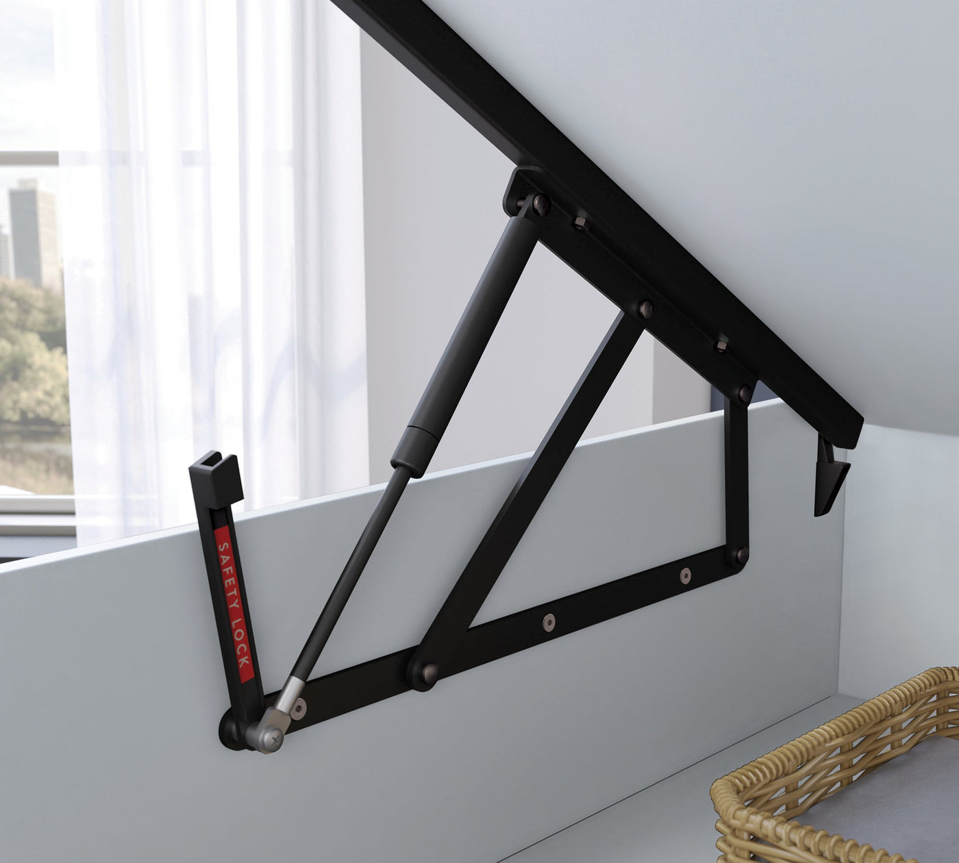 Romantic Shtrat me bazë (mekanizëm hapjeje)