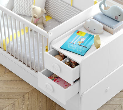 Baby Cotton Shtrat i bebave që luhatet dhe shëndrrohet