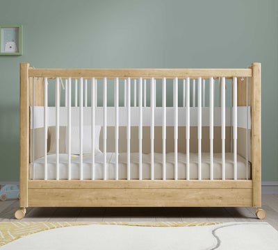 Shtrat MOCHA me Rrota për Fëmijë  (60x120 cm)