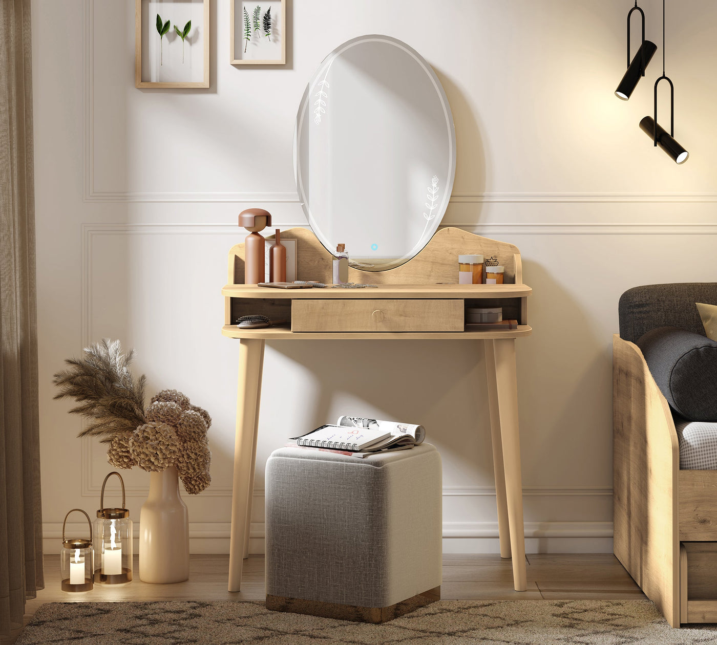 Tavolinë Grimi e drurit