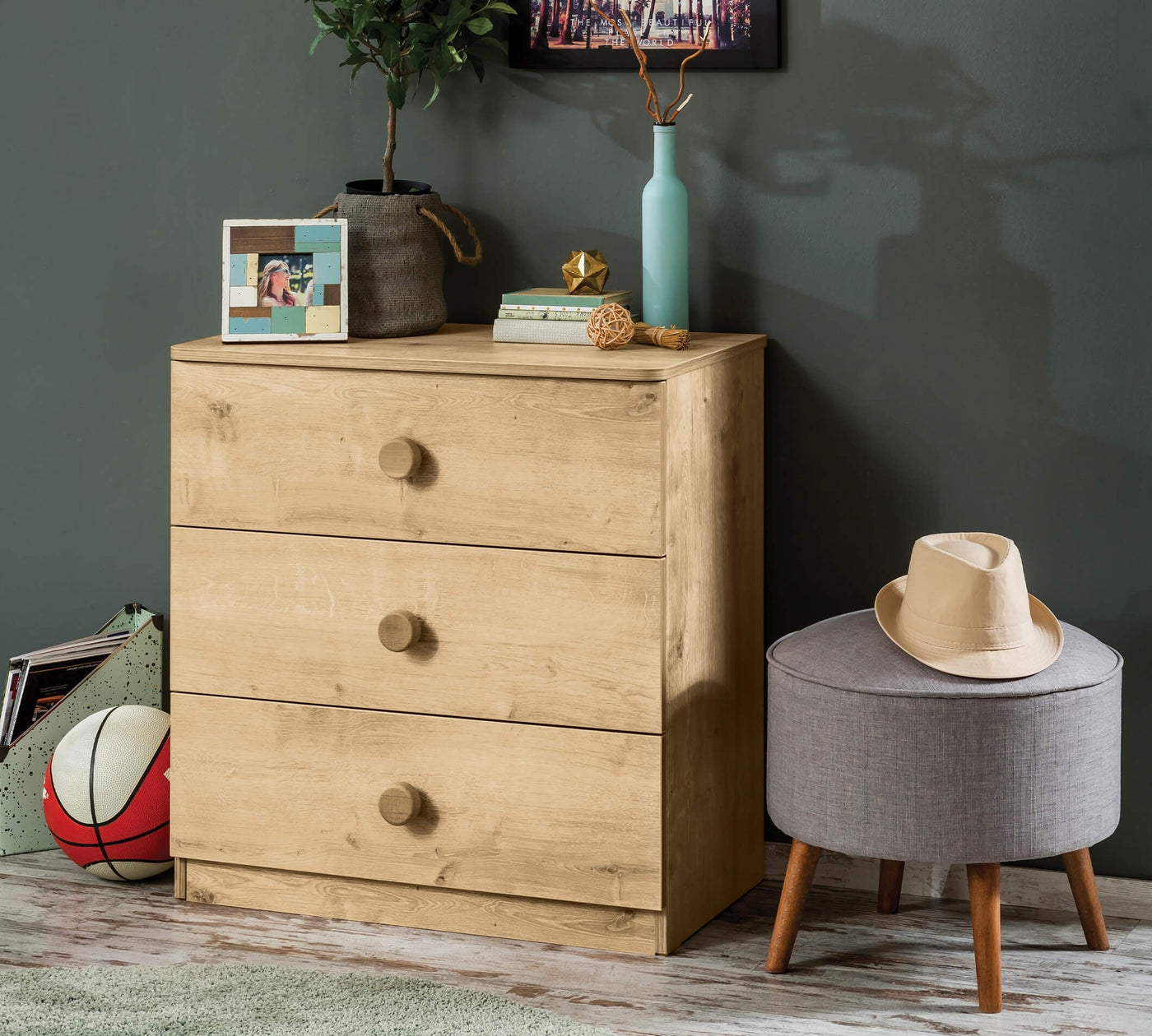 Mocha Komodë me fijoka