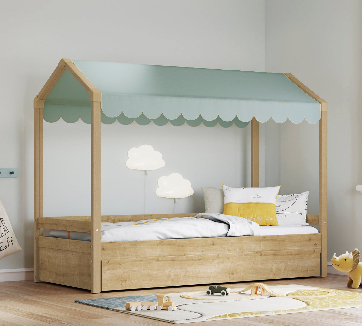 Mocha Tendë perde e shtratit të rrafshët (90x200 cm)