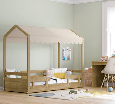 Mocha Tendë perde e shtratit të rrafshët (90x200 cm)