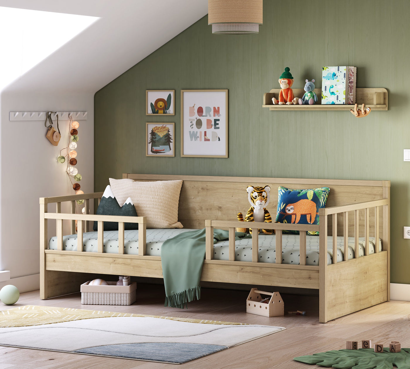 Daybed Shtrat pa Çati (Mocha) (100x200 cm)