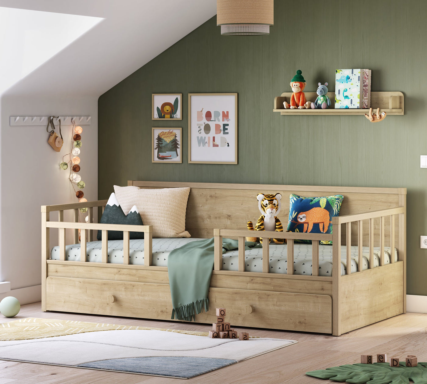 Daybed Mocha Shtrat + nënshtrat (100x200 cm)