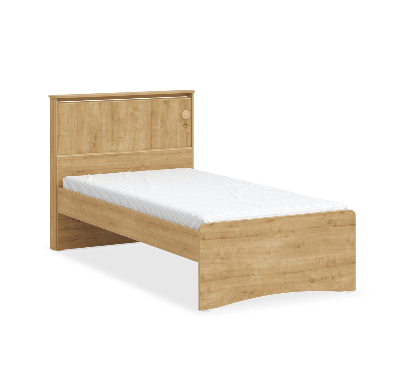 Mocha Kokë shtrati i rrafshët (100 cm)