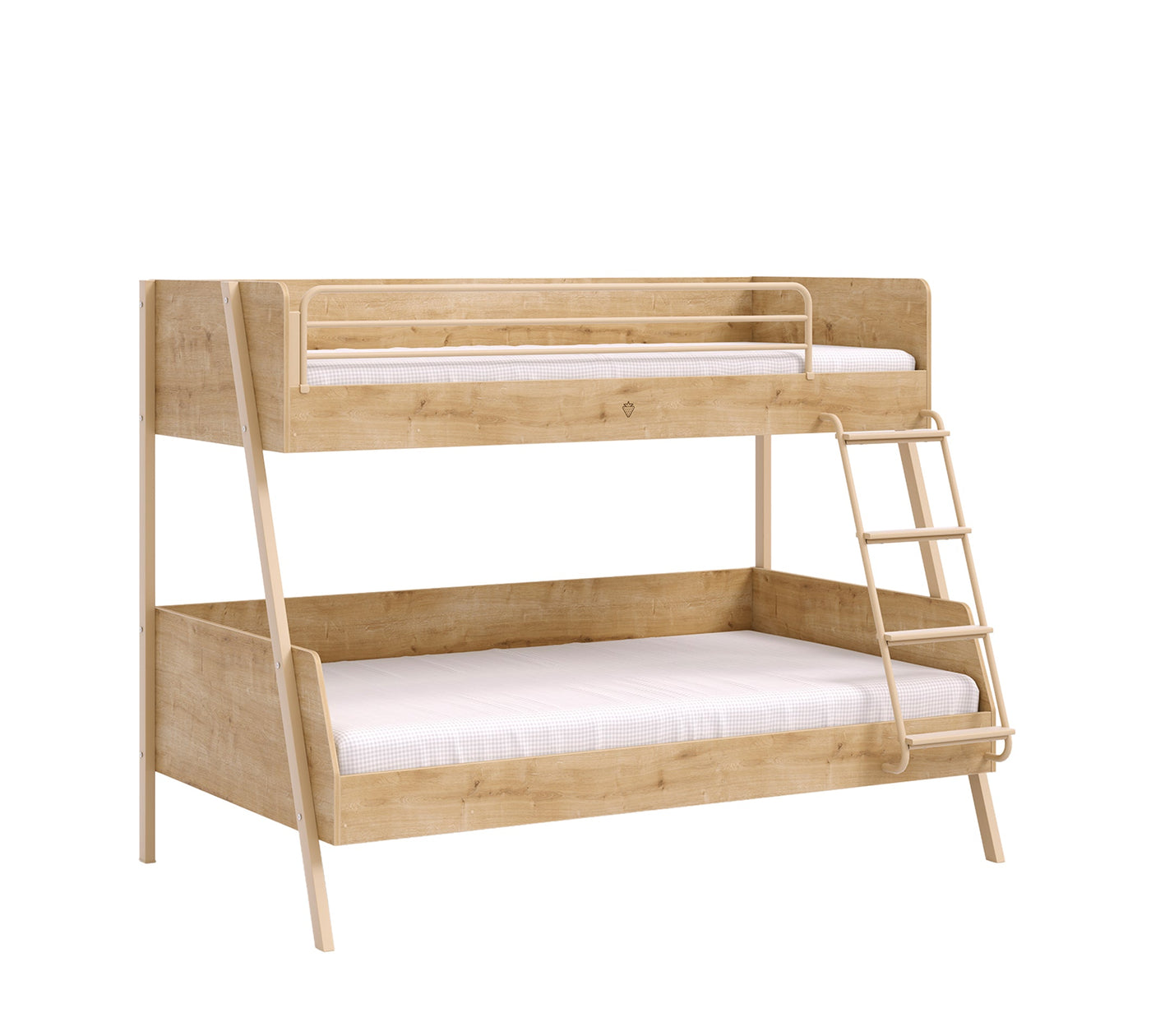 Shtrat marinari i gjerë (dy katsh) Druri (90x200-120x200 cm)