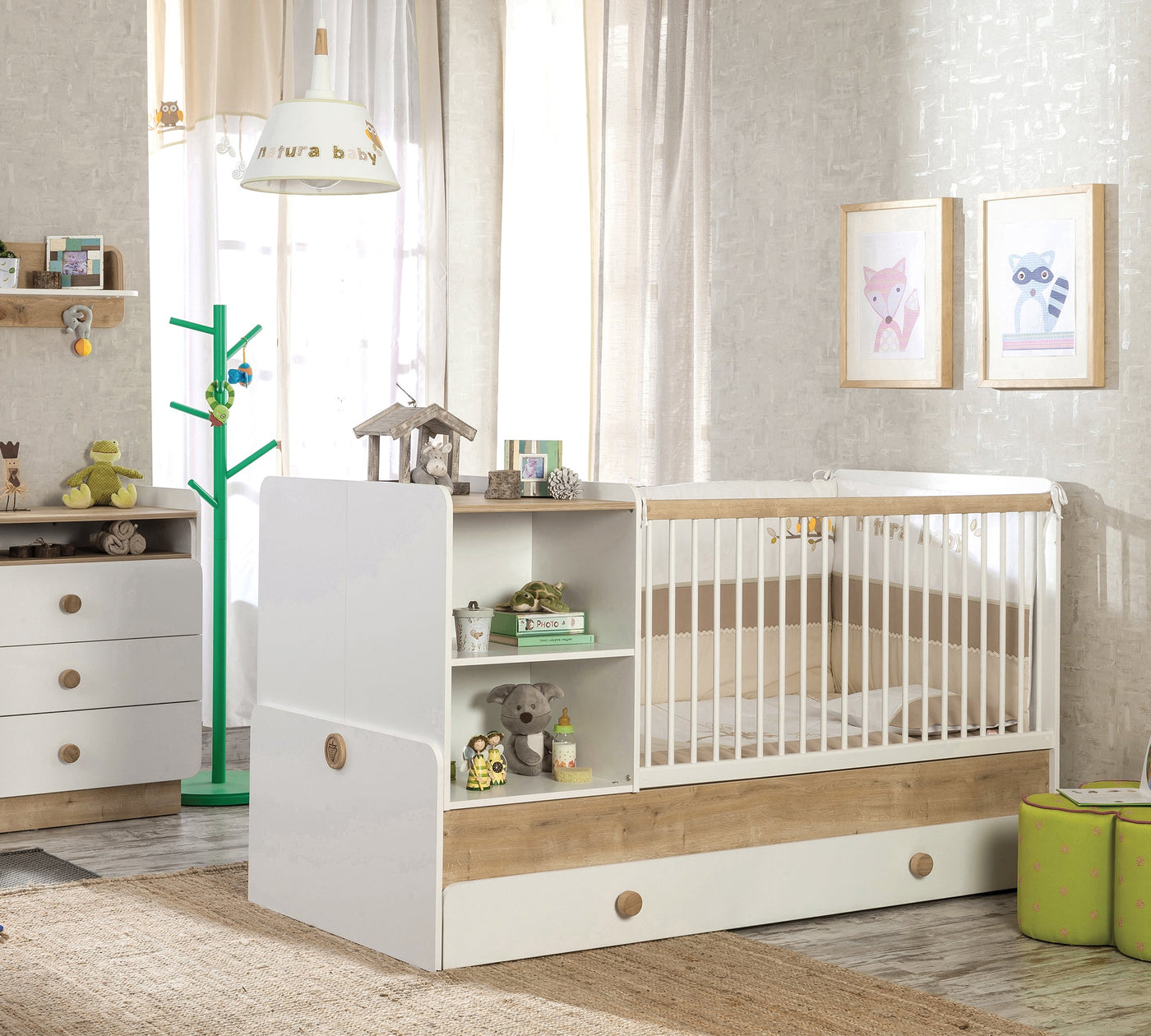 Natura Baby Sl Shtrat Fëmijësh Që Rritet (+Shtrat I prindërve) (80x180 cm)