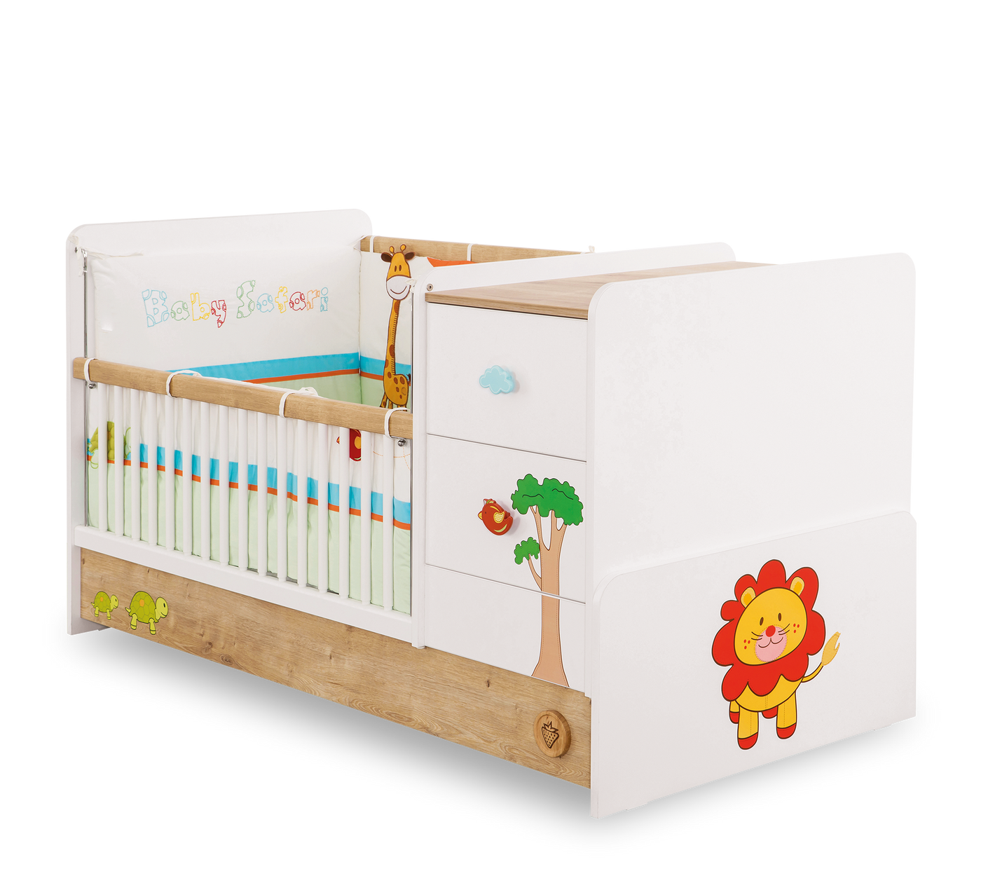 Safari Natura St Shtrat i bebit, që shëndrrohet (75x160 cm)