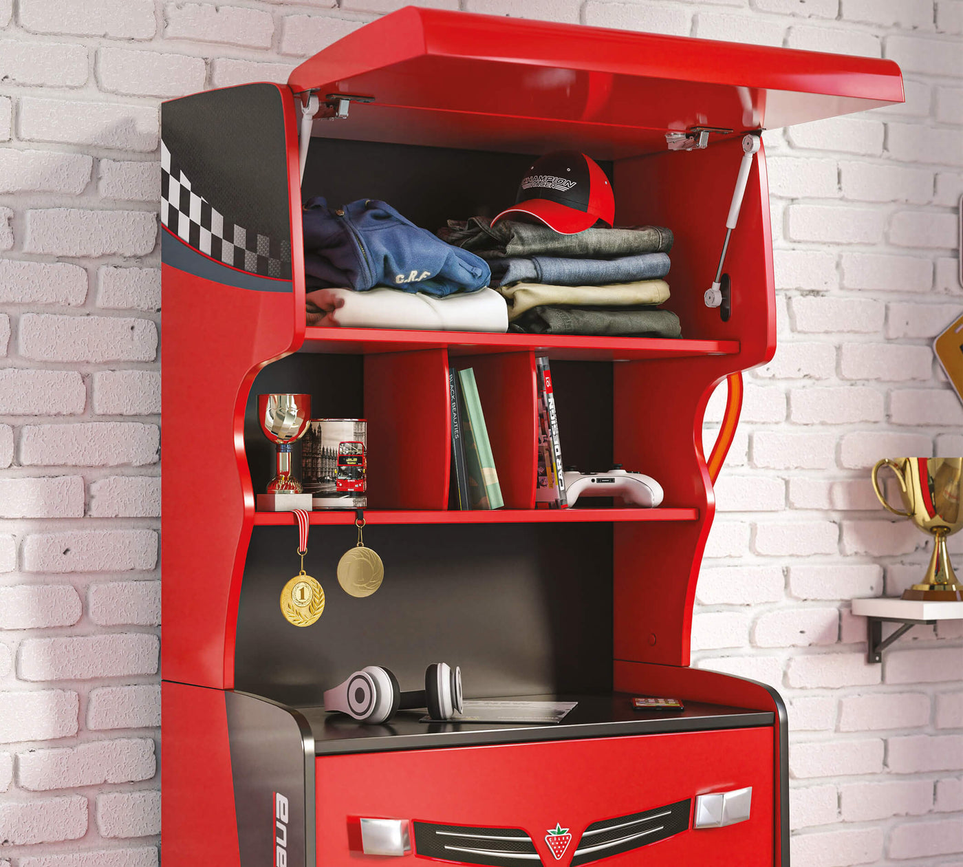 Champion Racer Petrol Komodë me Fijoka