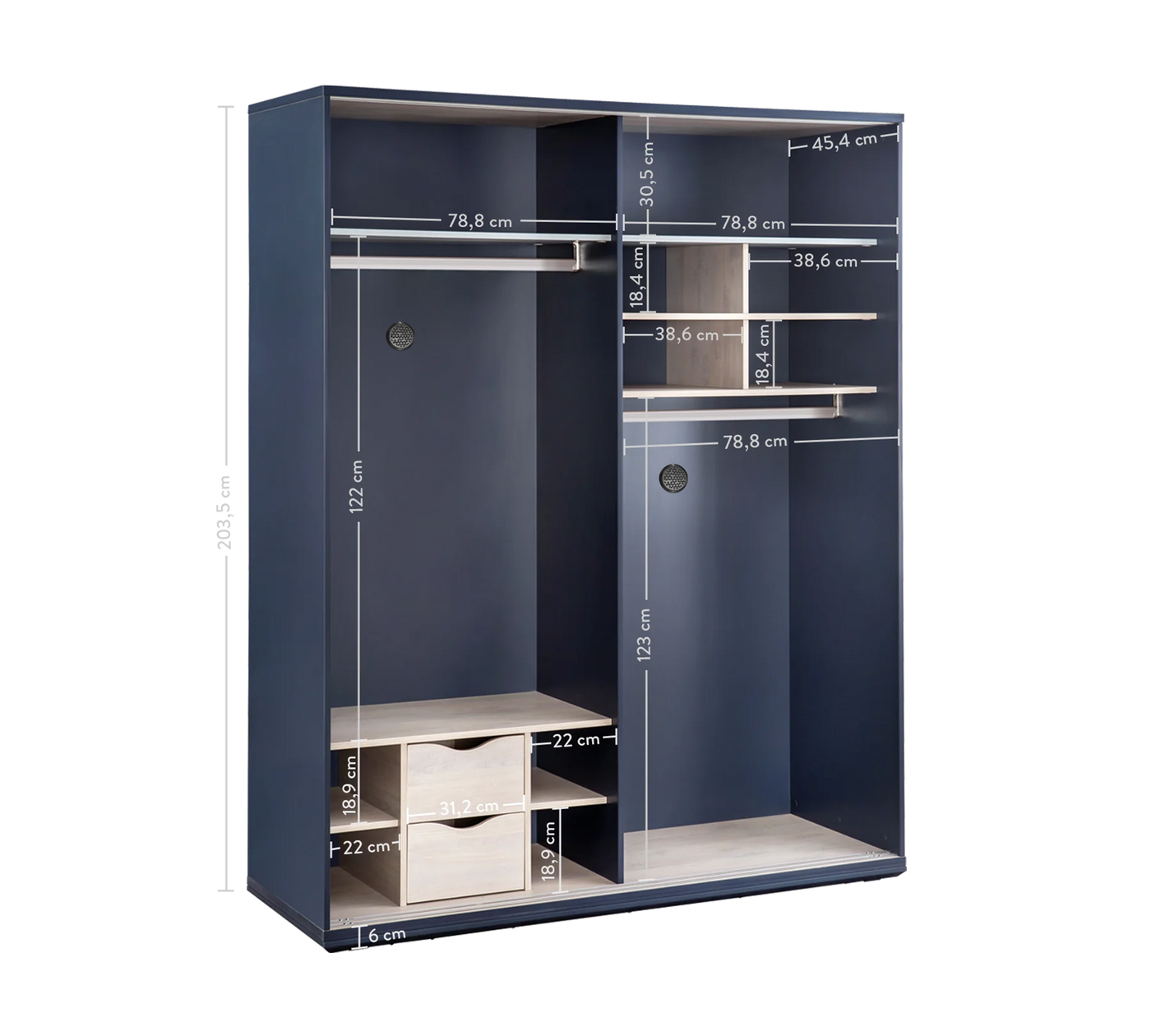 Trio Dollap me dyer Rrëshqitëse