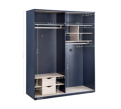 Trio Dollap me dyer Rrëshqitëse