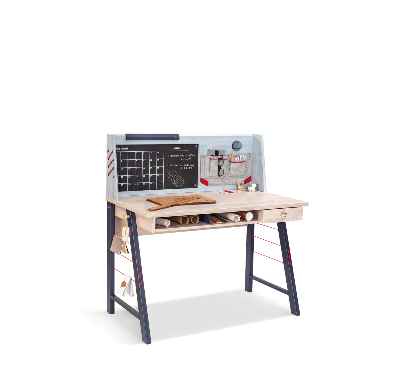 Trio Tavolinë pune e mesme pjesa Sipërme