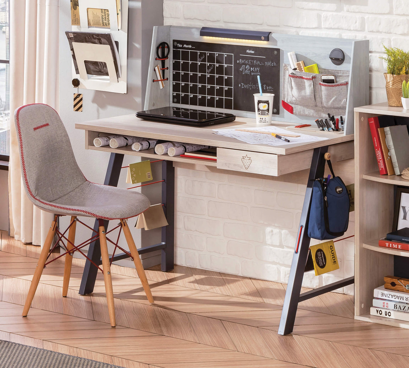 Trio Medium Tavolinë pune me pjesë të sipërme