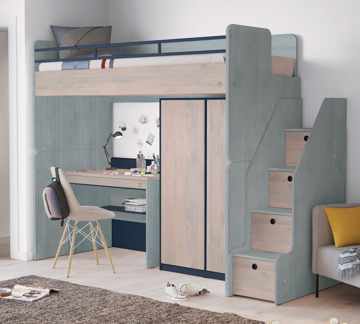 Trio Studio shtrat i sipërm (90x200 cm)