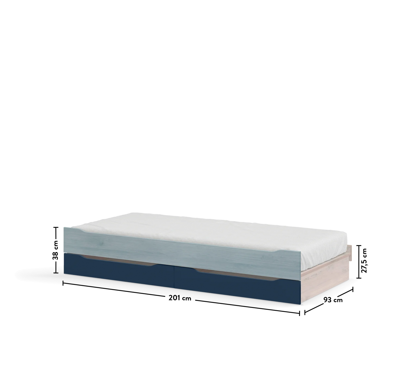 Trio Stüdyo Nënshtrat + fijoka poshtë (90x200 cm)