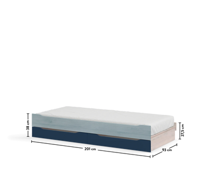 Trio Stüdyo Nënshtrat + fijoka poshtë (90x200 cm)