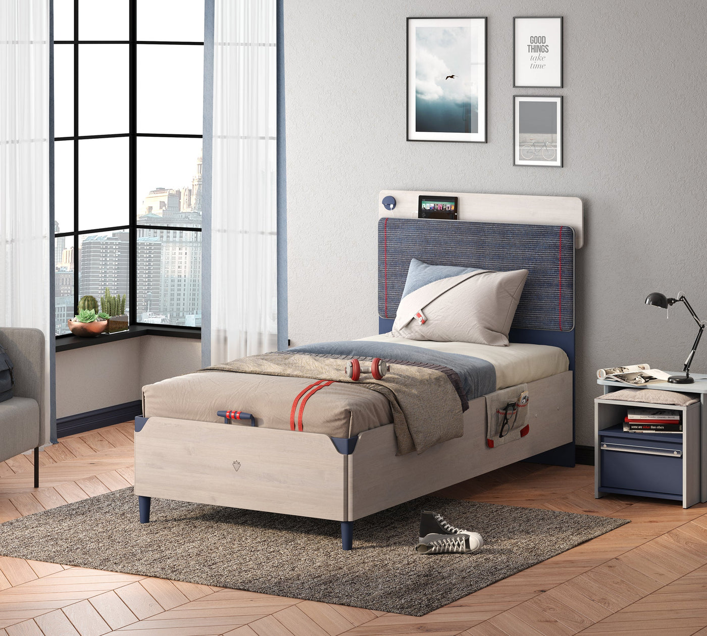 Trio Line Shtrat me bazë (mekanizëm hapjeje)