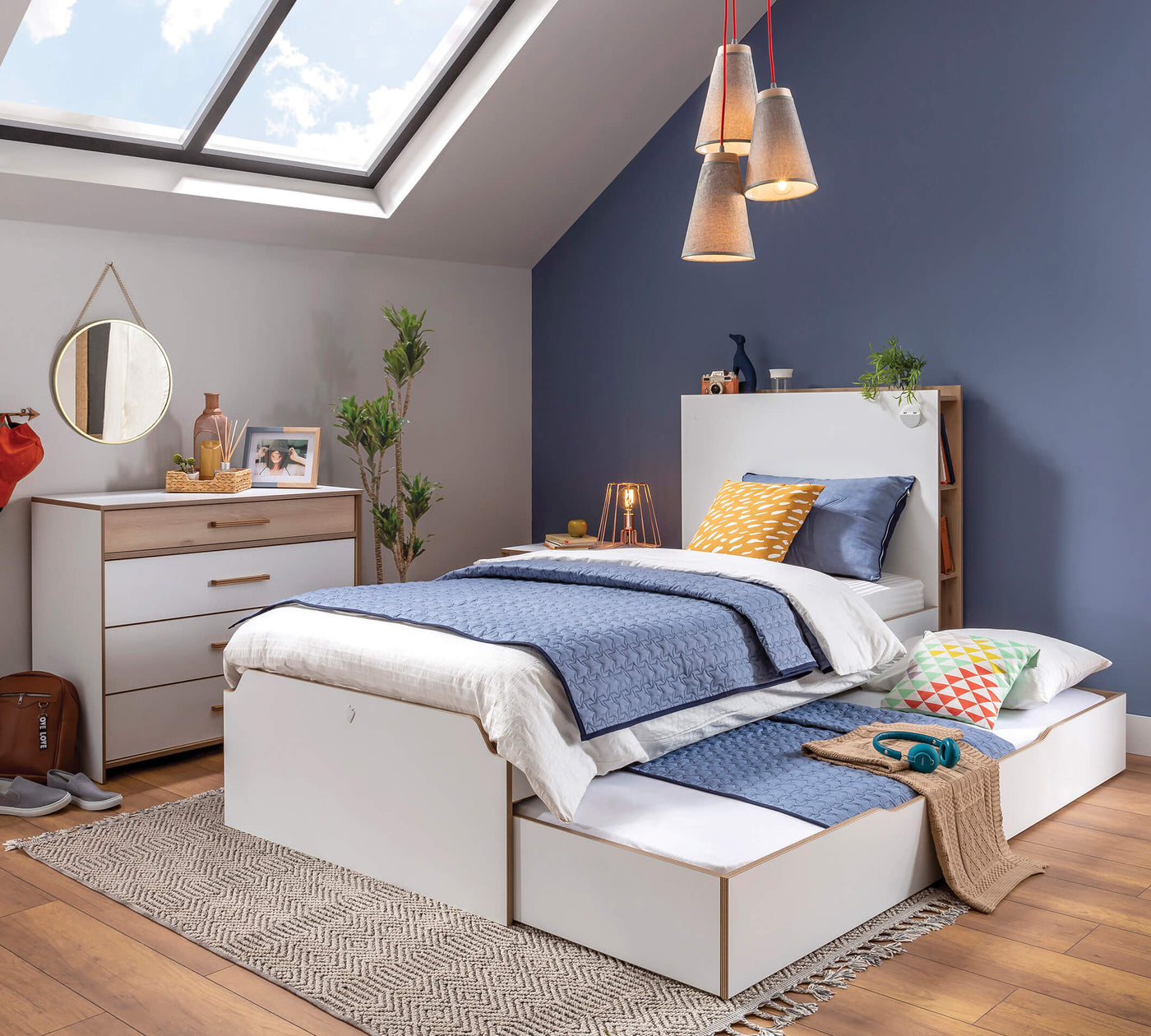 Modera Nënshtrat (shtrat i poshtëm) (90x190 cm)