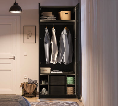 Dollap me 2 dyer E Zezë (Cam Kapaklı)