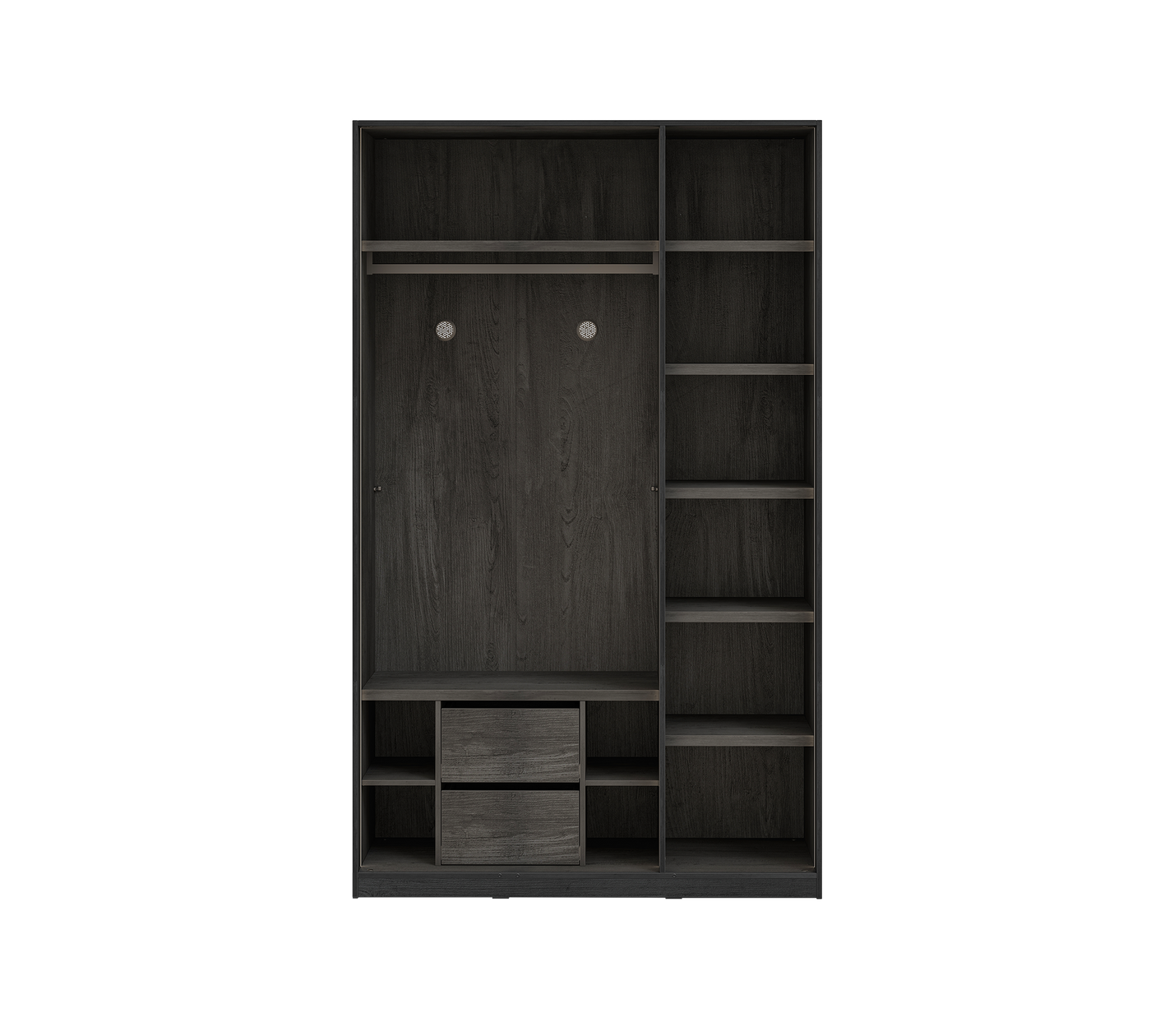 Dollap me 3 dyer E Zezë (Cam Kapaklı)