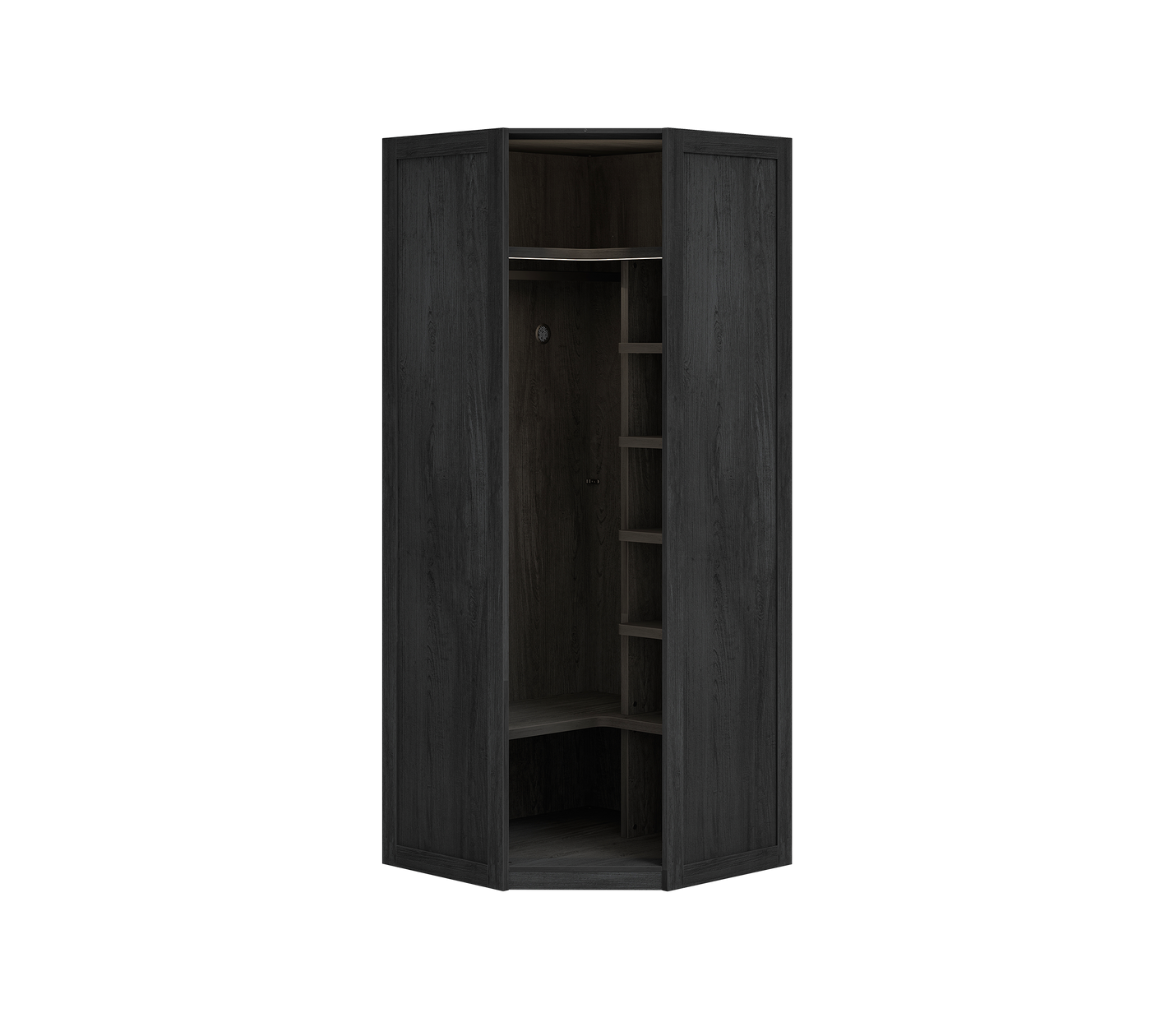 Köşe Dolap E Zezë (Cam Kapaklı)