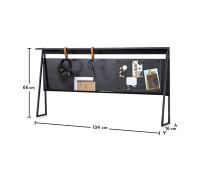 Dark Metal Tavolinë pune me pjesë të sipërme