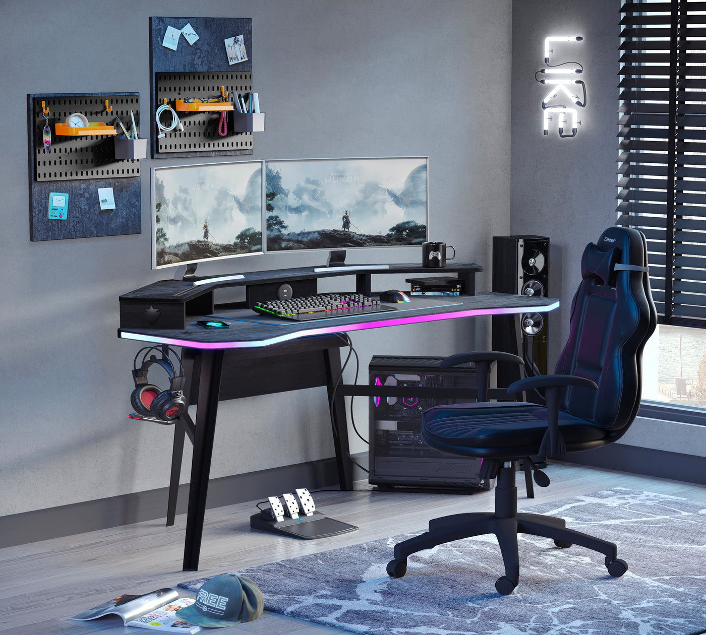 Dark Metal Gaming Masa