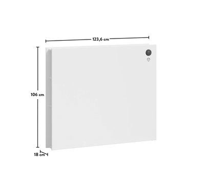 White Kokë shtrati raft (120 cm)