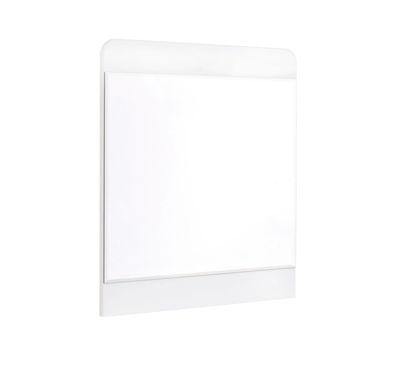 White Pasqyrë e komodës me Fijoka