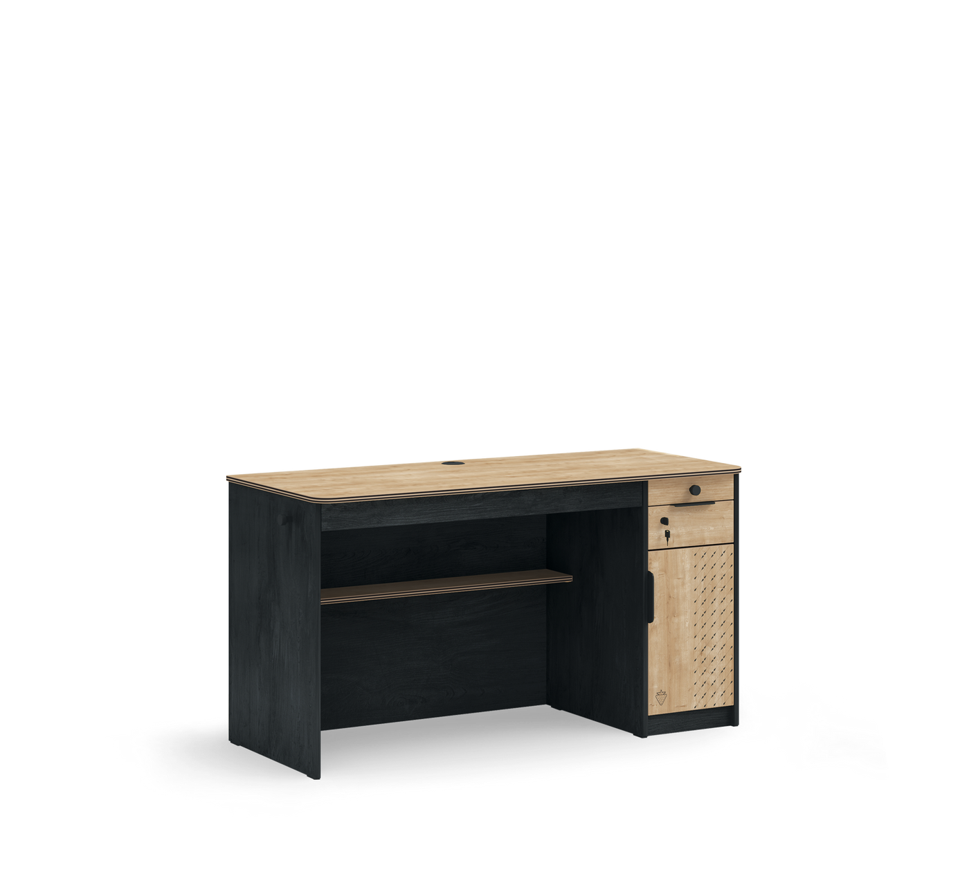 Black Tavolinë pune me pjesë të sipërme