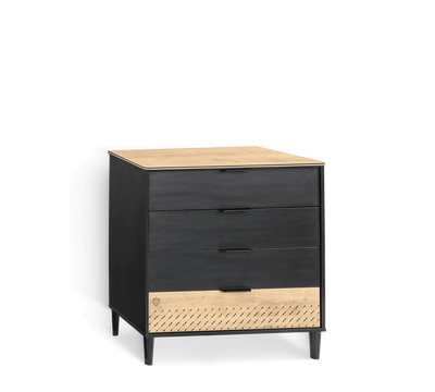 Black Komodë me fijoka