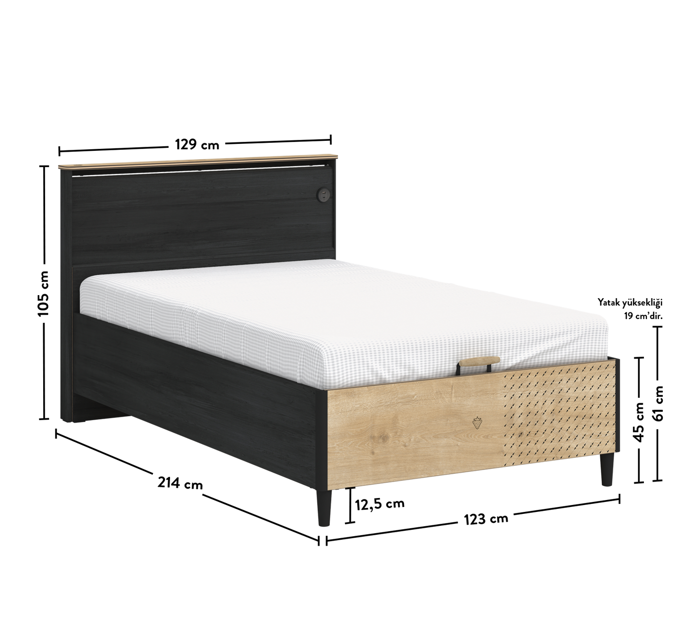 Black Shtrat me bazë (mekanizëm hapjeje)