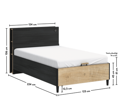 Black Shtrat me bazë (mekanizëm hapjeje)