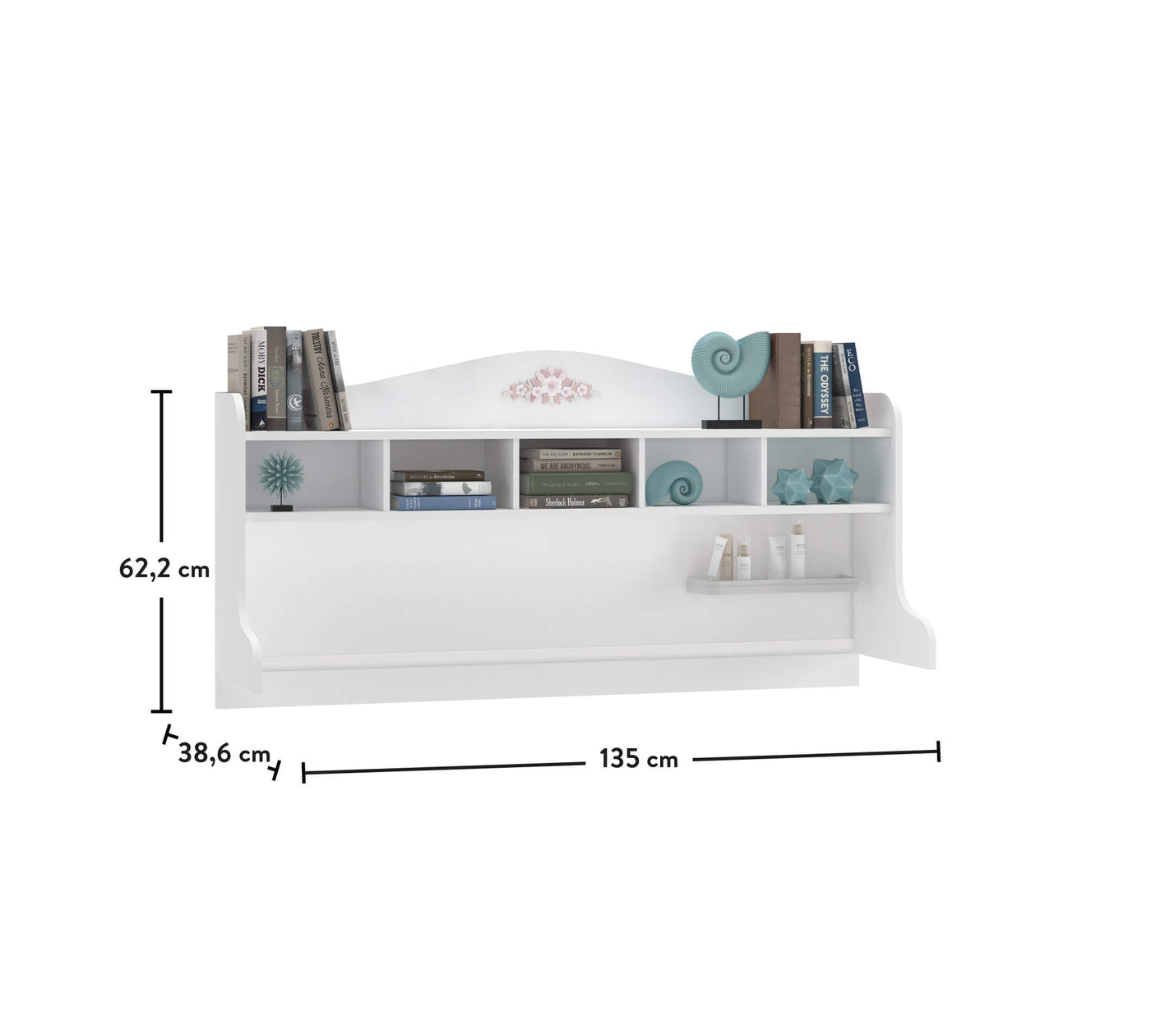 Rustic White Tavolinë pune pjesa Sipërme