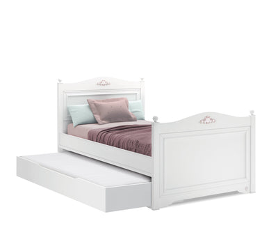 Rustik White Nënshtrat (shtrat i poshtëm) (90x190 cm)