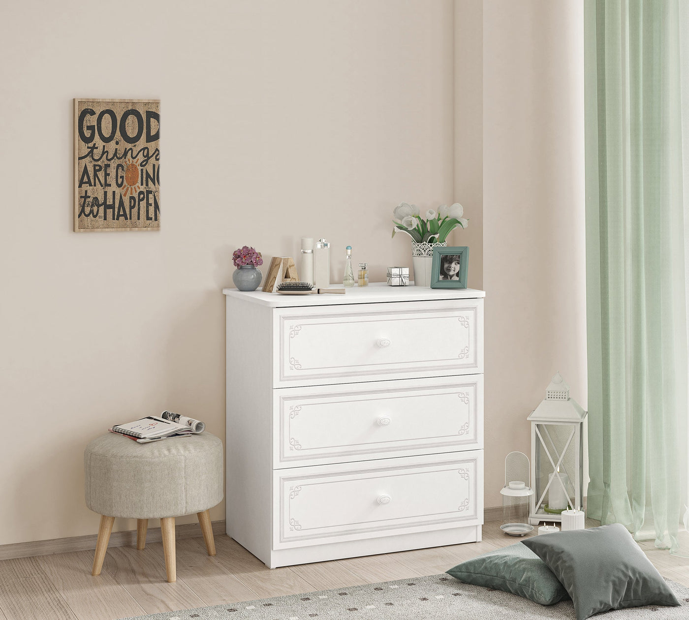 Selena Grey Komodë me Fijoka