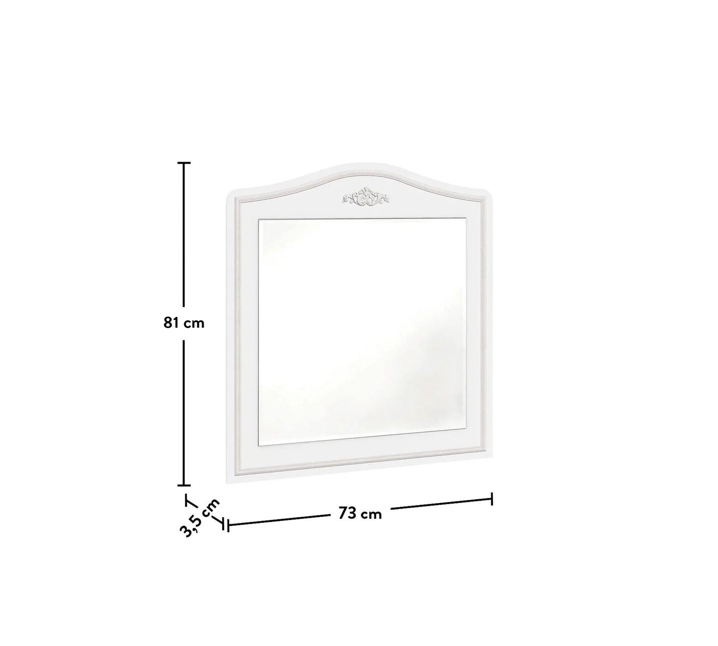 Selena Grey Pasqyrë e komodës me Fijoka