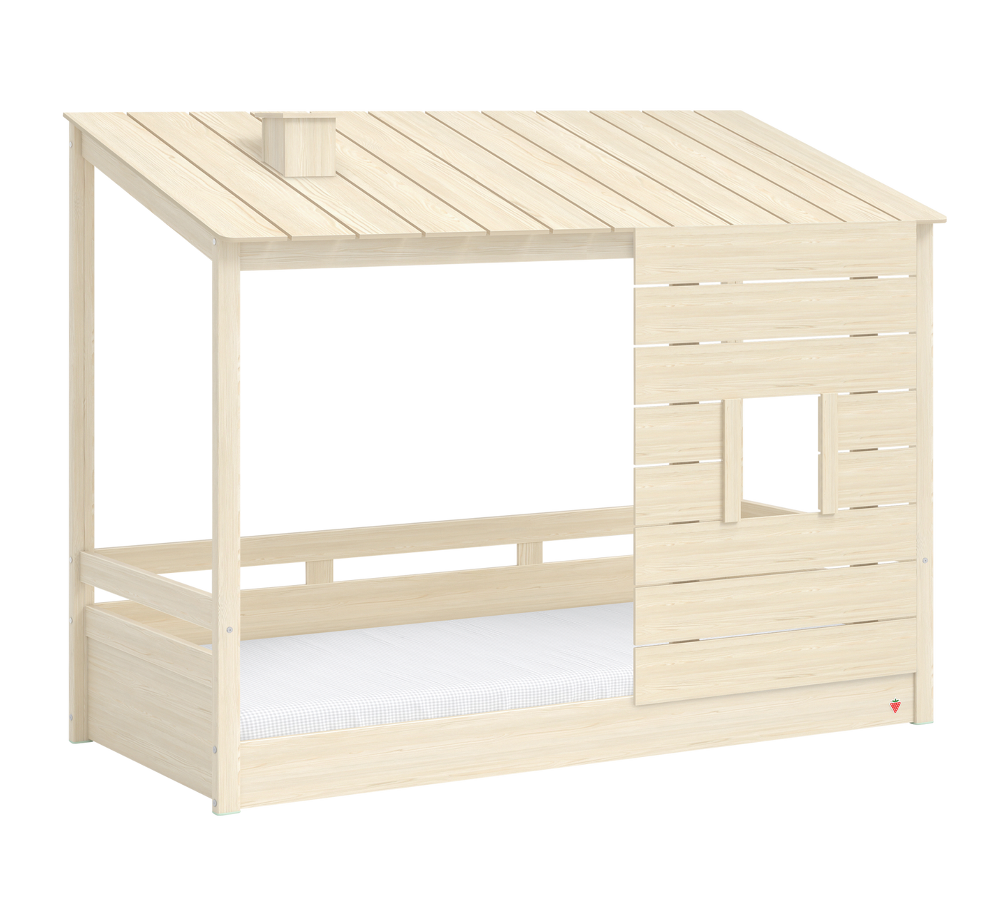 Montes Natural Pencereli Shtrat me Çati druri (90x200 cm)