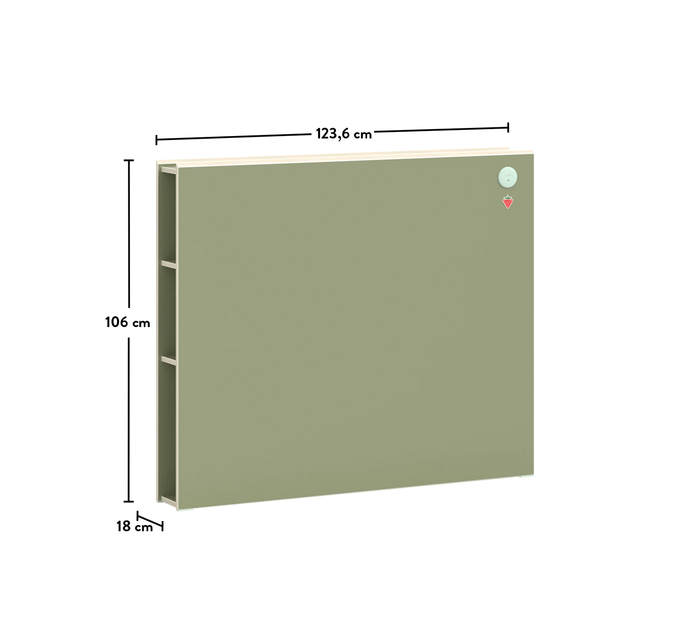 Montes Natural Kokë shtrati raft 120 cm