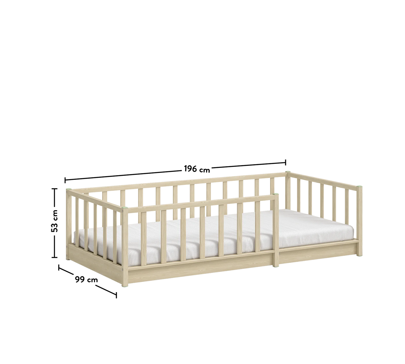 Line Shtrat pa Çati (Montes Natural) (90x190 cm)