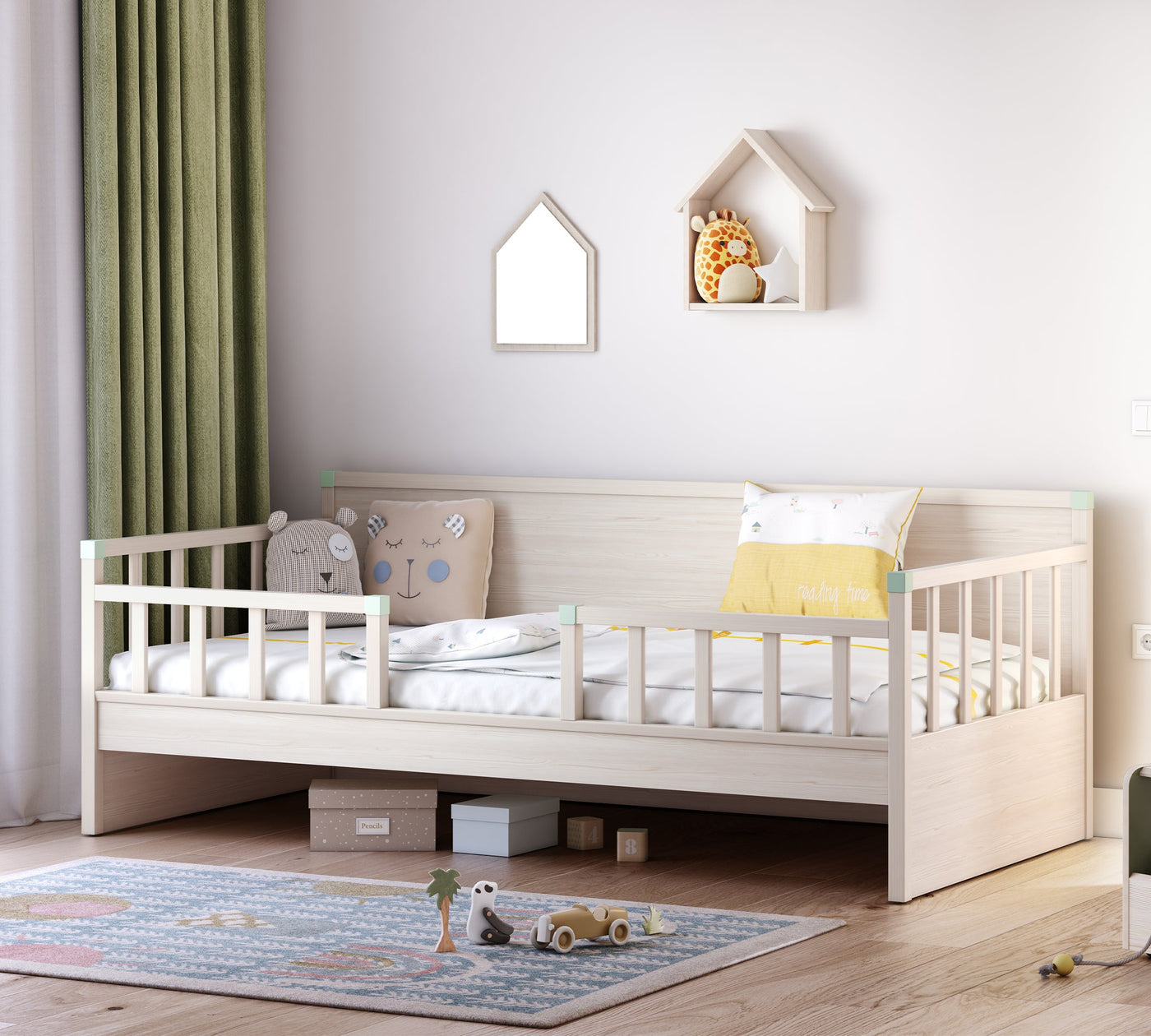 Daybed Shtrat pa Çati (Montes Natural) (100x200 cm)